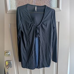 Womens Sz Med Thyme Maternity Shirt